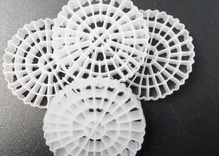 K3 Kaldnes Mbbr Floating Balls BIO Filter Media Hdpe 25*4mm White Color