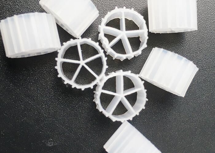 10*7mm MBBR floating carrier fish farming land based aquaculture hdpe environmental material super quality white color