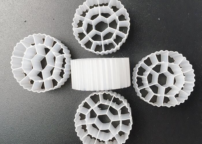 Plastic K1 & K3 Bioball Filter Media Hdpe 25*12mm Ras White Color Bio Carrier