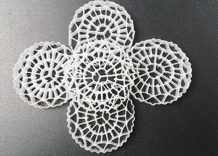 25*5mm K3 Filter Media Hdpe Material Ifas Process MBBR Bioballs