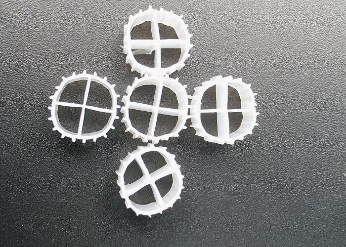 White Color 11*7mm K1 Bio Filter Hdpe Mbbr Bio Carrier Floating Bioballs