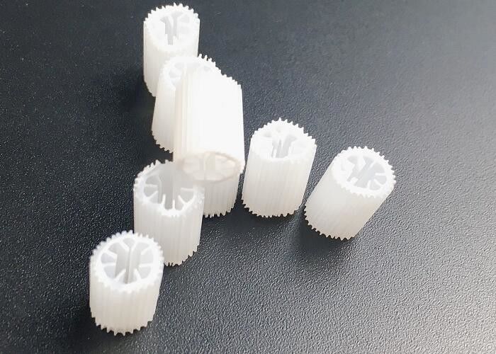 HIPS High Density MBBR Carrier Self Cleaning Fish Pond Floating Filter Media
