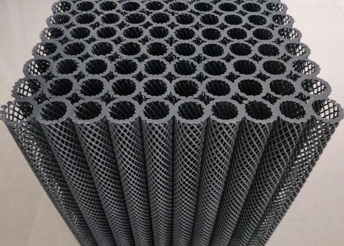 Bio Block Hdpe Plastic Piping Media For Water Treatment Black Color Hot For Aquaculture