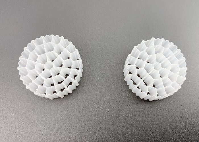 25*10MM Virgin HDPE white Color MBBR Filter Media