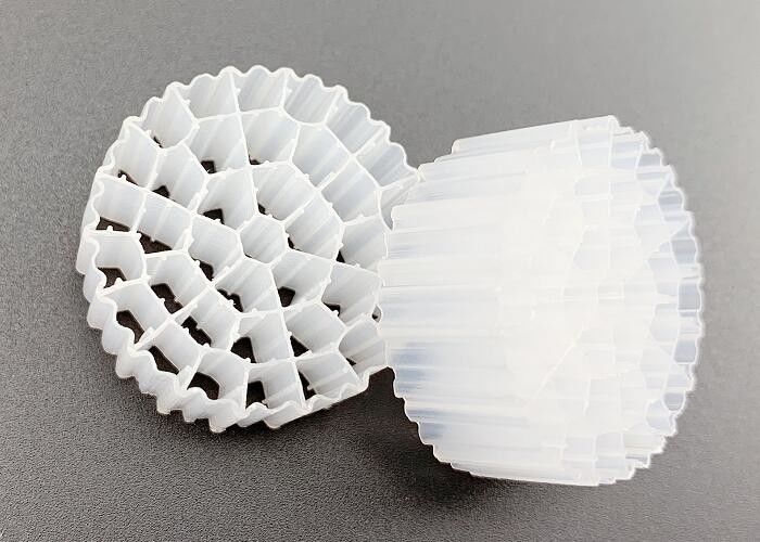 25*10MM Virgin HDPE white Color MBBR Filter Media