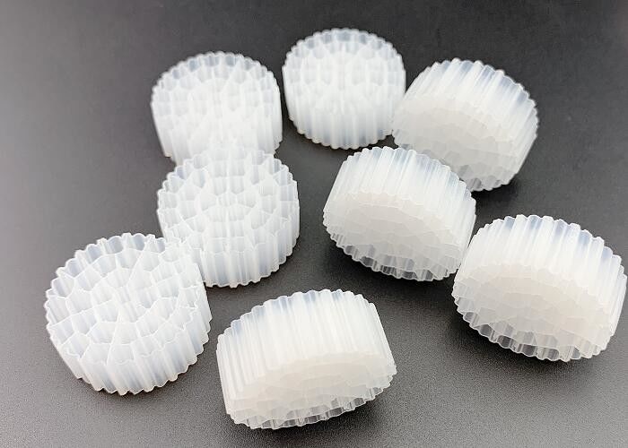 25*10MM Virgin HDPE white Color MBBR Filter Media