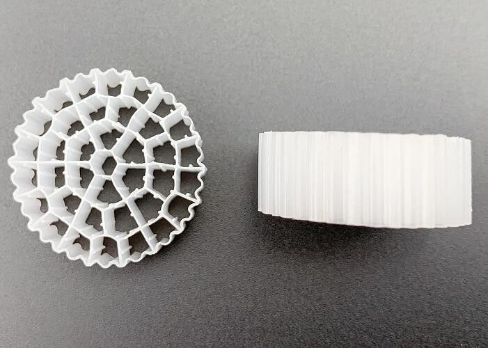 White Color HDPE K1 Filter Media PE37 For Water Quality Improving