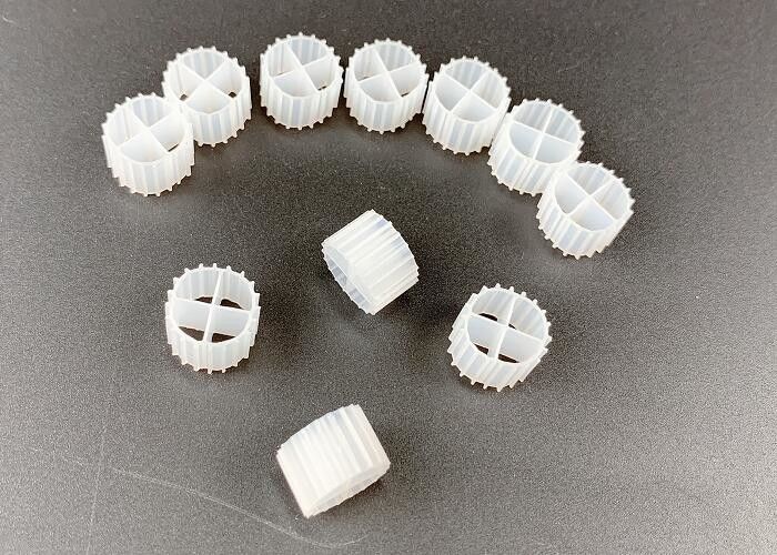 Virgin HDPE White 11MM Bio Filter Media For Denitrification
