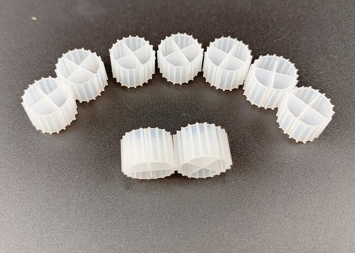 Virgin HDPE White 11MM Bio Filter Media For Denitrification