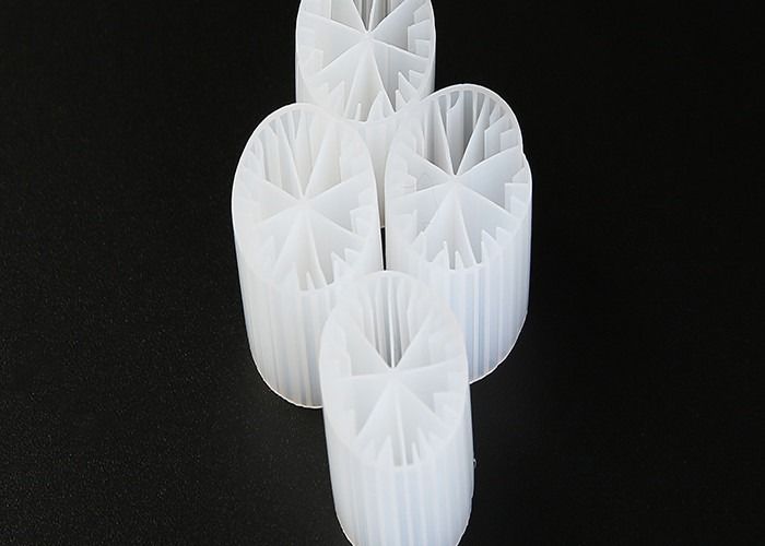 Virgin HDPE MBBR Plastic Filter Media With Good Surface Area And White Color