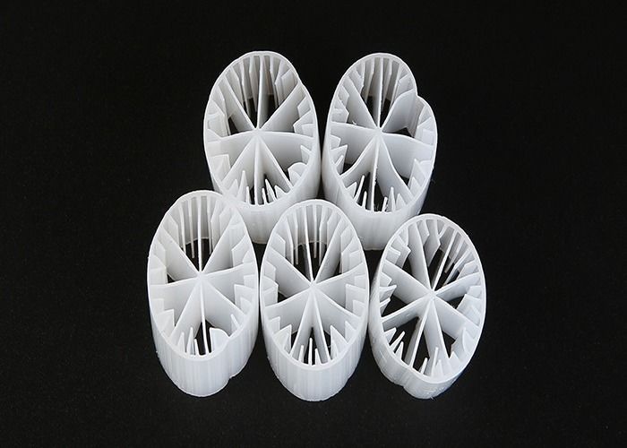 Hydrophilic White Plastic Filter Media HDPE Moving Bed Biofilm Reactor