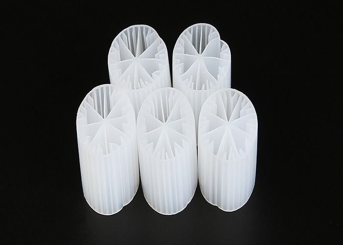 Hydrophilic White Plastic Filter Media HDPE Moving Bed Biofilm Reactor