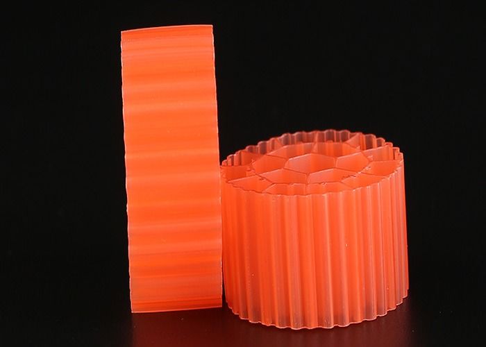 Virgin HDPE Material Plastic Filter Media With 19 Holes And White Color For RAS