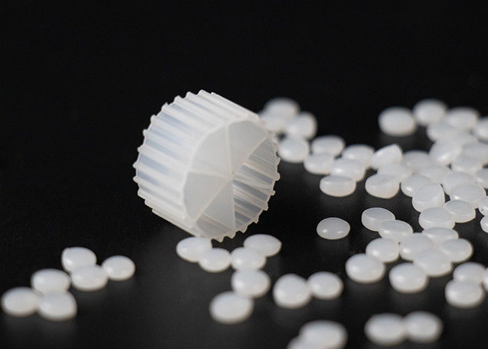 MBBR 100% Virgin HDPE PE04 BIO Filter Media White Color 0.98g/Cm3