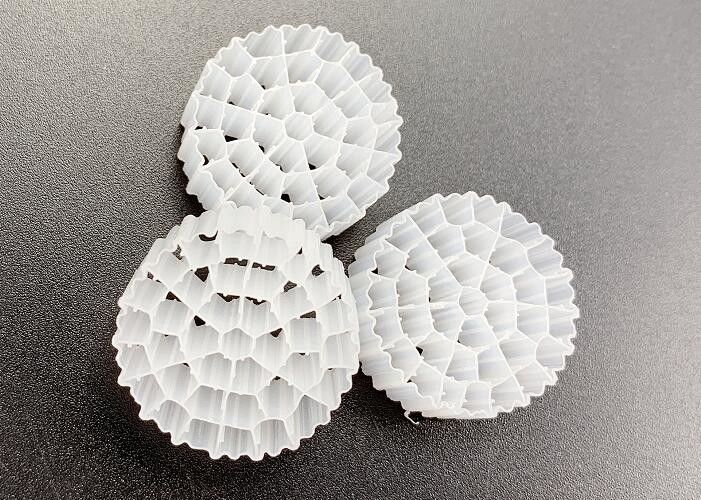 MBBR Biocell Media White Color MBBR Floating Filter Media FDA Safty
