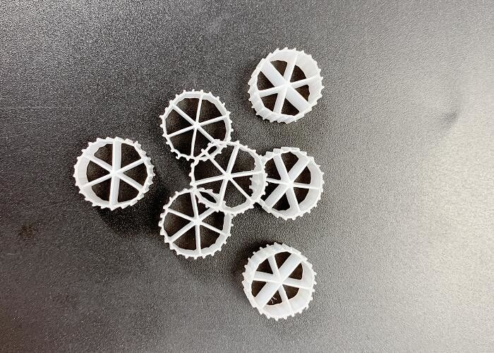 White Color FDA Safty HDPE Material Moving Bed Biofilm Reactor Life Span 15 Years