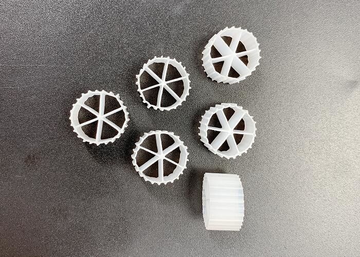 White Color FDA Safty HDPE Material Moving Bed Biofilm Reactor Life Span 15 Years