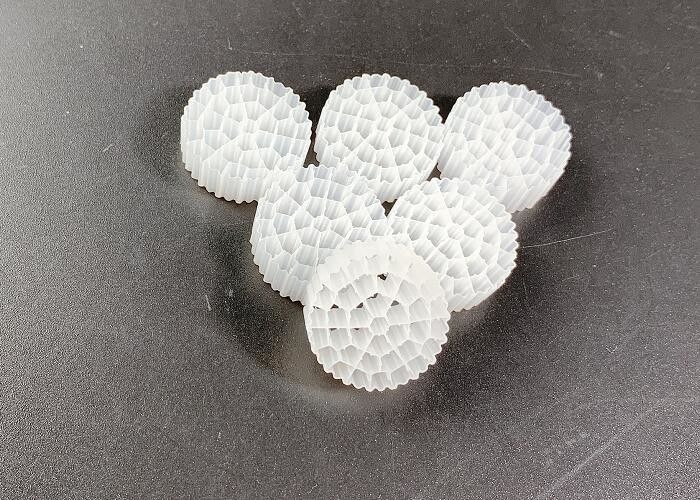 Biotube Biopipe Bio Balls Biocell Filter Media White Color HDPE Material