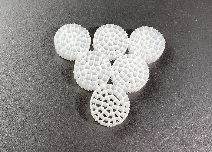 Biotube Biopipe Bio Balls Biocell Filter Media White Color HDPE Material