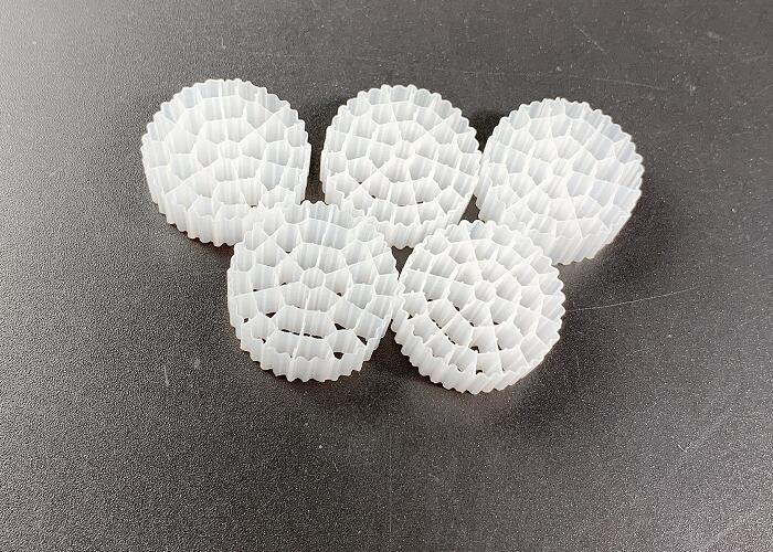 Biotube Biopipe Bio Balls Biocell Filter Media White Color HDPE Material