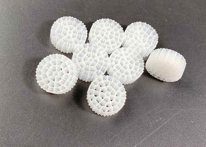 White Color SBR Process Water Treatment MBBR Filter Media ROHS REACH