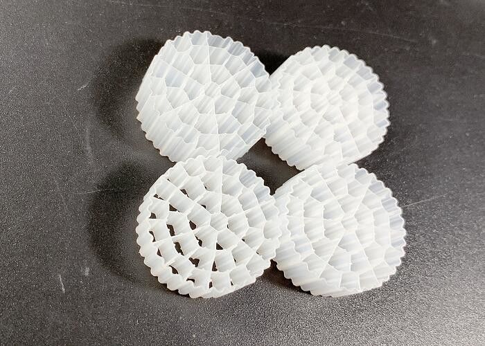 White Color SBR Process Water Treatment MBBR Filter Media ROHS REACH