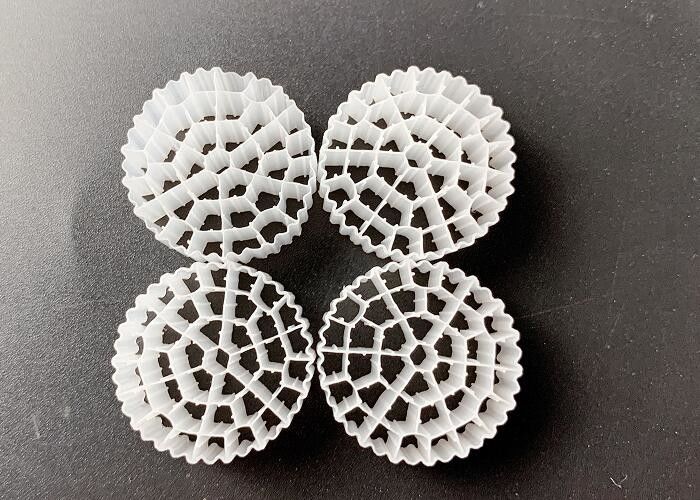 White Color SBR Process Water Treatment MBBR Filter Media ROHS REACH