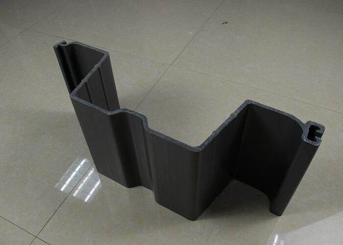 Vinyl PVC Extrusion Plastic Sheet Pile U Shaped Grey Color