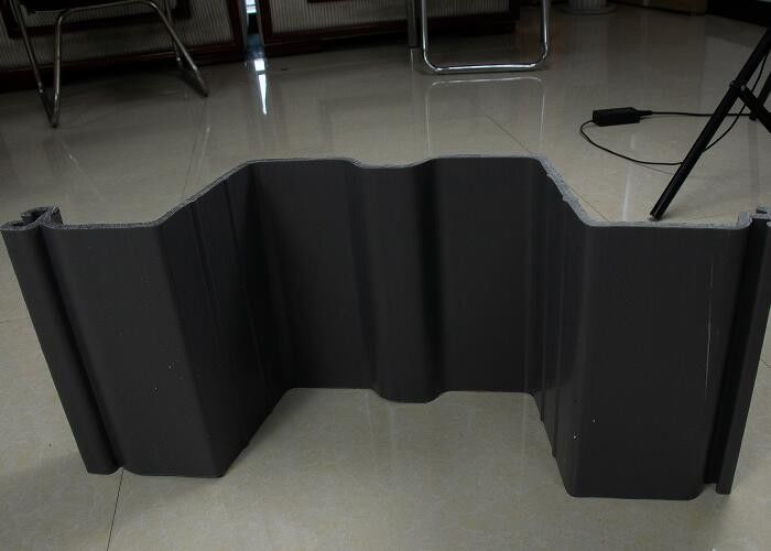 Recycled Plastic PVC Sheet Pile For Water Control Solution Grey Color
