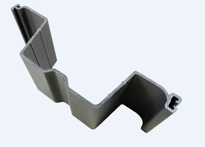 Grey Vinyl PVC Sheet Pile 10MM Thickness U Type With Extrusion