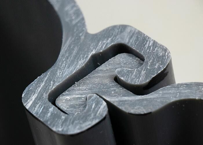 Grey Vinyl PVC Sheet Pile 10MM Thickness U Type With Extrusion