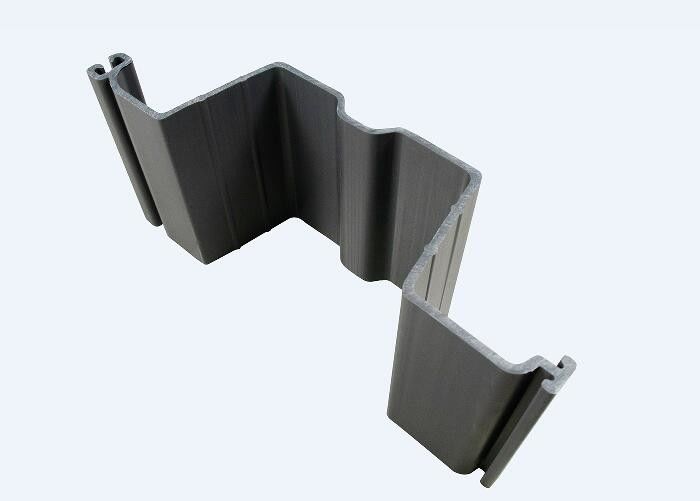 PVC Vinyl Extrusion U Type Sheet Pile Grey 10MM Thickness