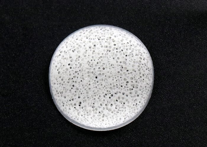 Bio Chips Biological Biotube Filter Media White Color Round Flat Pieces