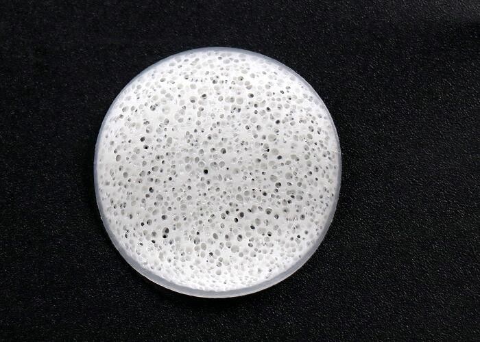 Bio Chips Biological Biotube Filter Media White Color Round Flat Pieces