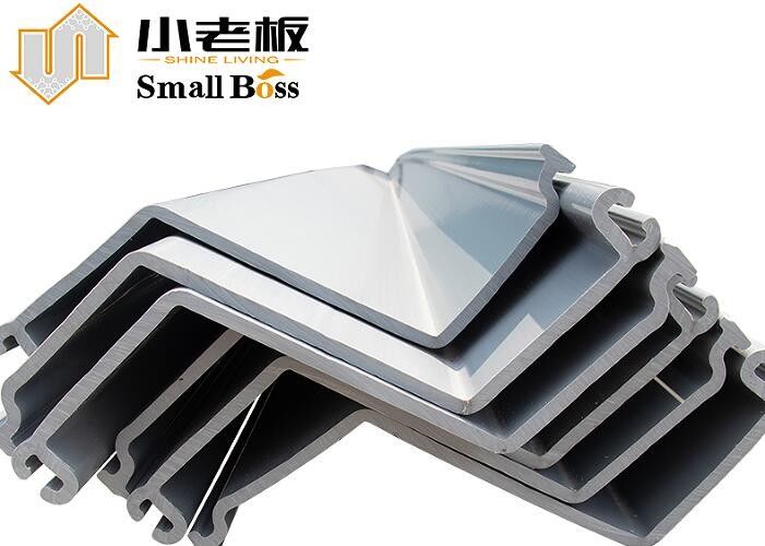 Grey Color Vinyl PVC Sheet Pile Customized Flood Protection Z Type Extrusion