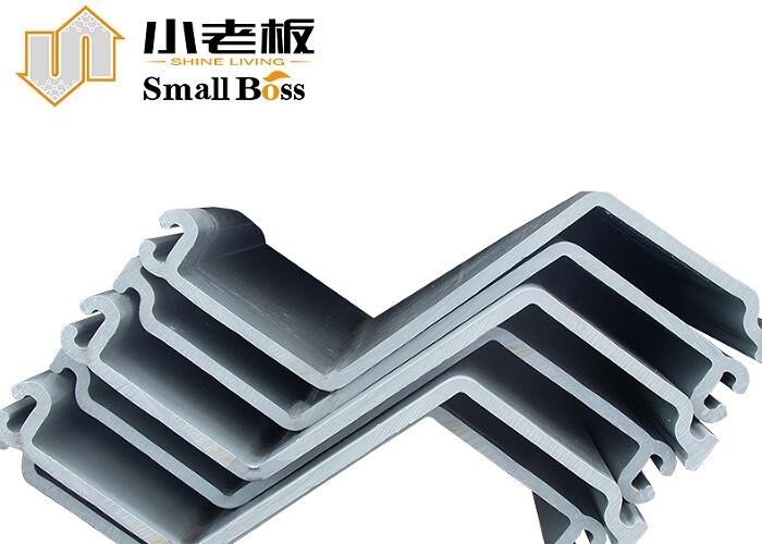 Z Type Vinyl PVC Sheet Pile Uvioresistant For Road Construction