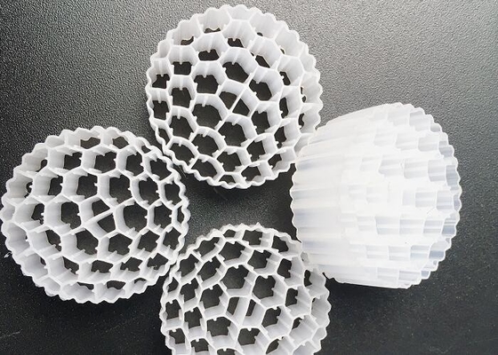 Activecell Biotube MBBR Plastic Filter Media White Color 800m2/M3