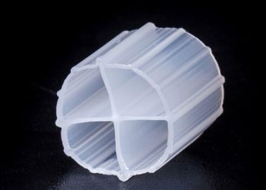 12*9mm MBBR Bio Filter Media With White Color And Virgin HDPE Material biopipe bioballs
