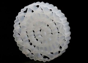 HDPE Kaldnes Filter Media For Ponds Biocells MBBR Technology Impact Resistance