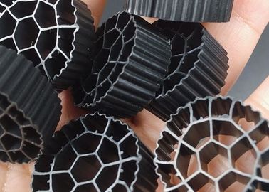 Black Color K3 MBBR Filter Carrier For Industrial Water Treatment 25*10mm