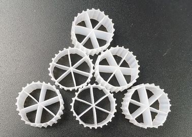 MBBR BIOCELL  hydroponics sewage treat 6 rooms 16*10mm white color uvioresistant long life span filler carrier