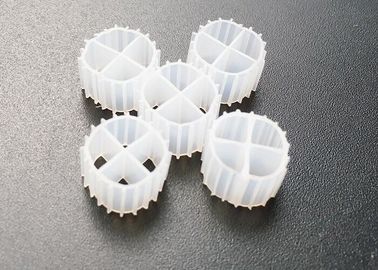 White Color 11*7mm K1 Bio Filter Hdpe Mbbr Bio Carrier Floating Bioballs