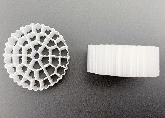 White Color HDPE K1 Filter Media PE37 For Water Quality Improving