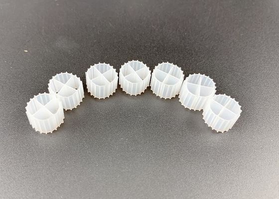 Virgin HDPE White 11MM Bio Filter Media For Denitrification