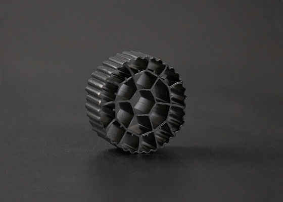 Virgin HDPE Material MBBR Filter Media Biofilter 25mm X12mm Size 600 m2/m3 Surface Area