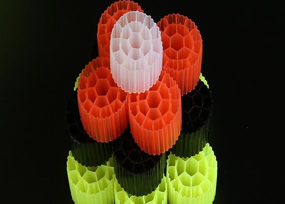 Bio Balls Plastic Filter Media Colorful And Virgin HDPE Material MBBR
