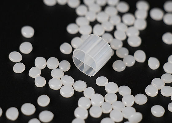 White Hdpe MBBR Moving Bed Biofilm Reactor 800m2/M3 Large Surface Area