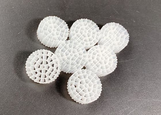 White Color SBR Process Water Treatment MBBR Filter Media ROHS REACH